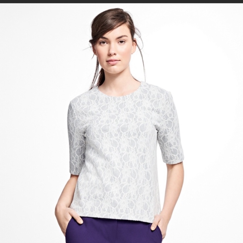 Brooks Brothers Top With Short Sleeves